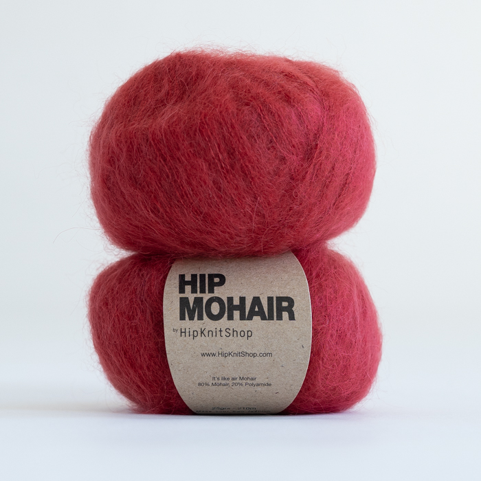 27363-Berrylicious-red - HipKnitShop Red mohair yarn