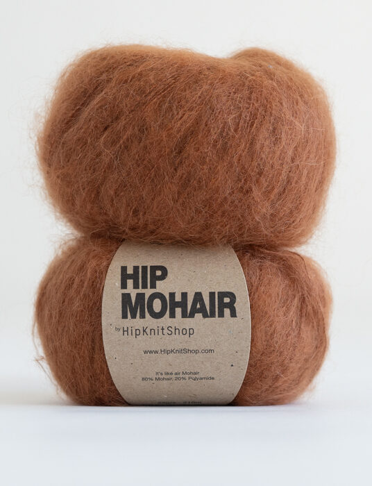 brown mohair yarn Hip mohair