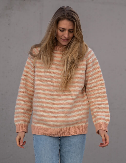 Striped sweater for women