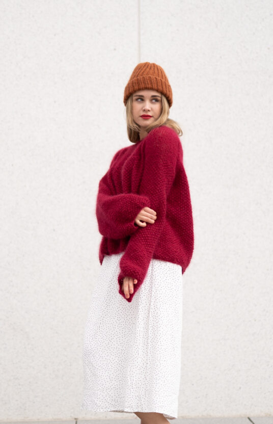 simple hat knitting pattern