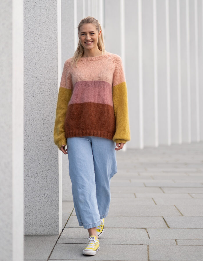 - HipKnitShop Knitting pattern sweater women cozy sweater