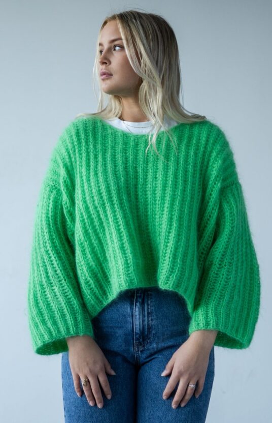 Patent knit sweater women pattern