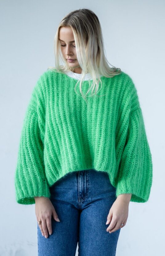Patent knit sweater women pattern