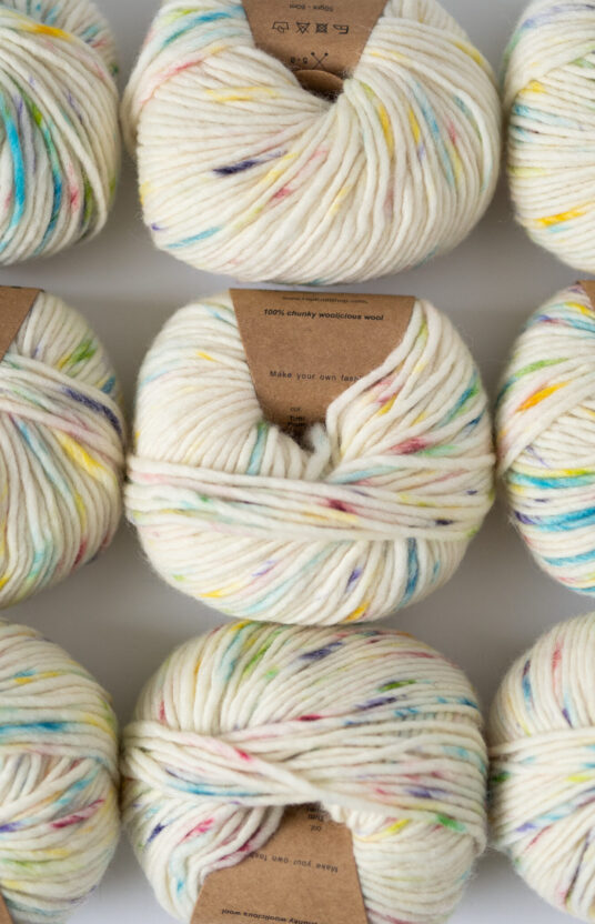 hand-painted yarn colorful