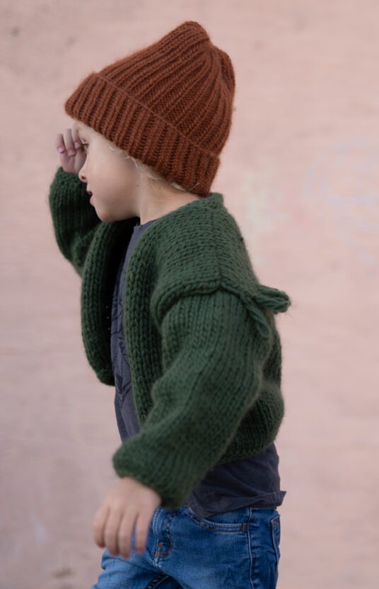 Children's cardigan knitting pattern