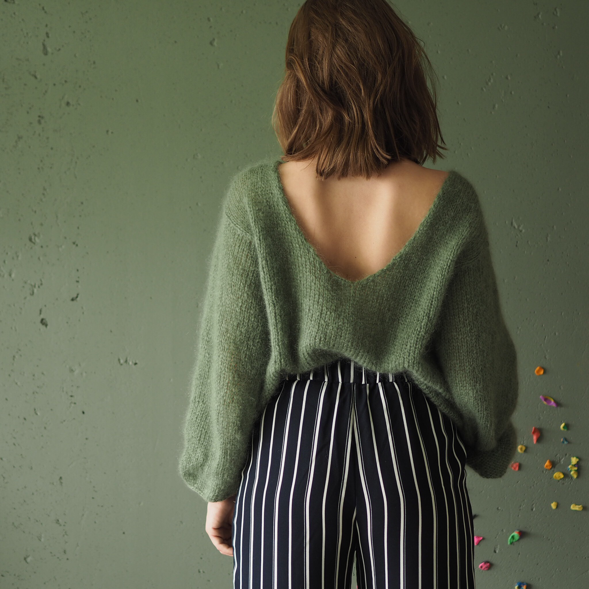 27793-Chunky-Freya-Sweater-Kit-1 - HipKnitShop Mohair sweater wide fit pattern
