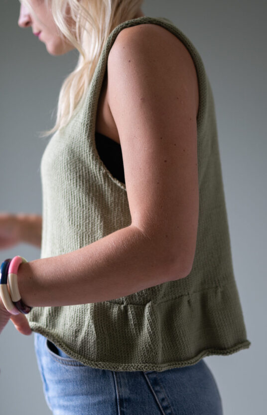 Ruffled top pattern