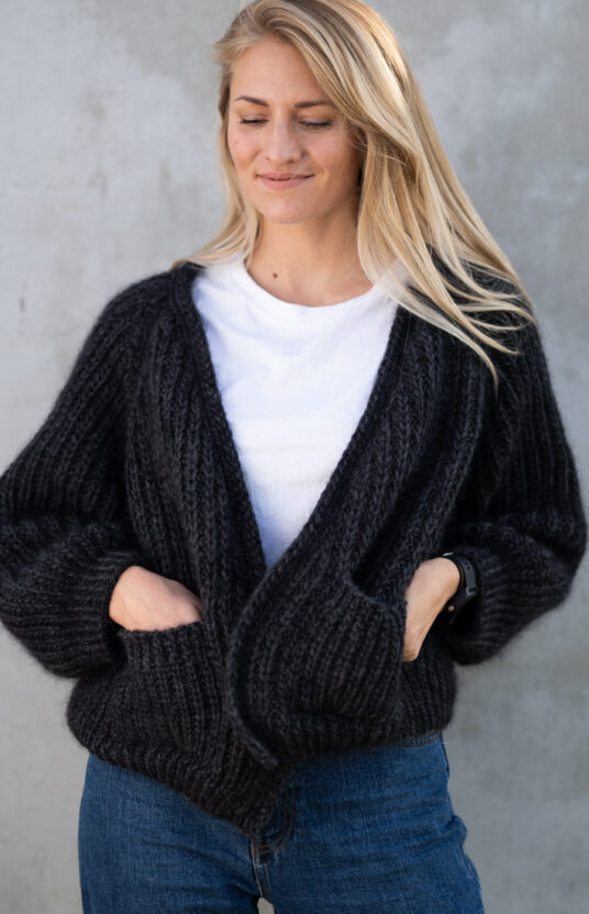 Cool knitted jacket pattern