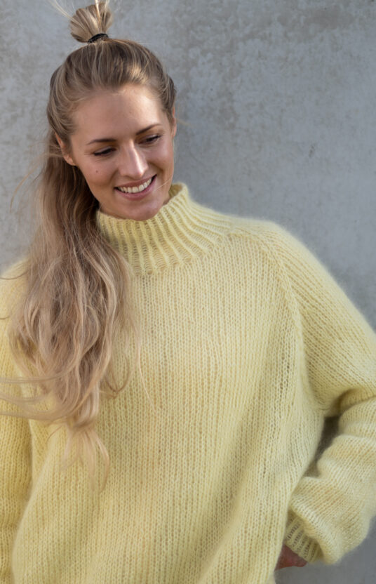 Easy knit sweater women's pattern