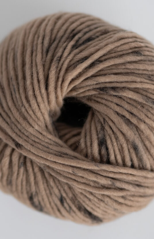 hand-dyed yarn brown
