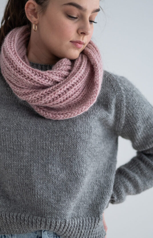 Knitted scarf pattern