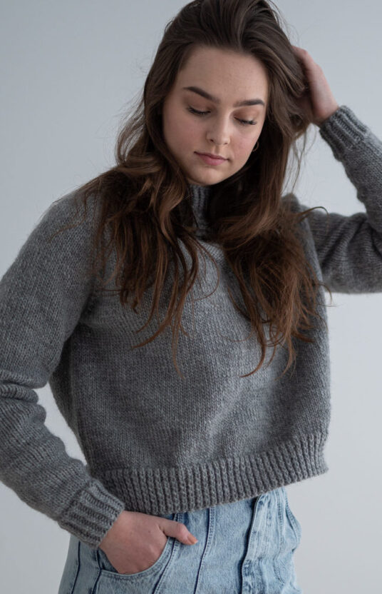 Beginner sweater knitting for women