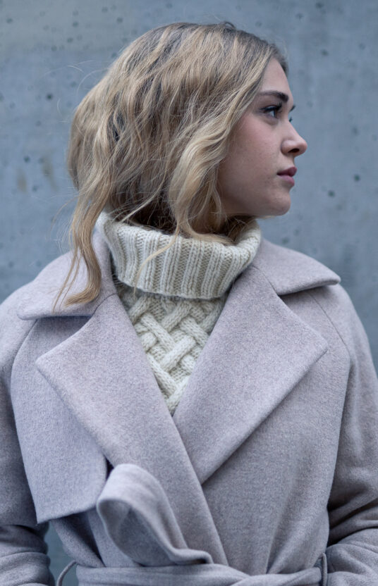 Knitted scarf pattern