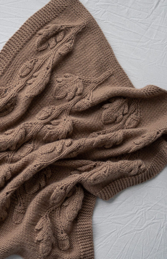 Oak leaf blanket pattern