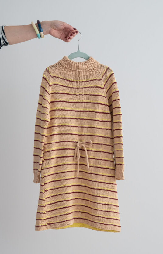 Cotton dress knitting pattern