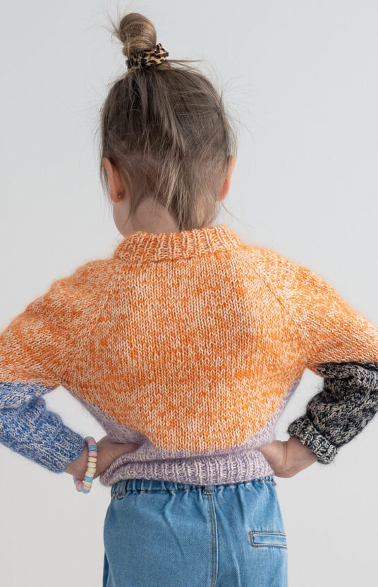Knit pattern cool sweater child