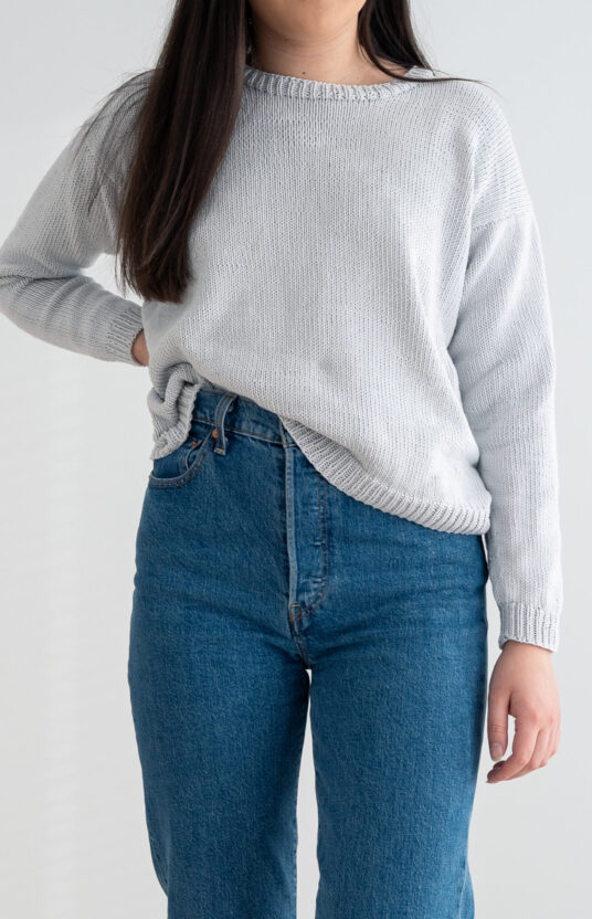 Cotton sweater women's pattern