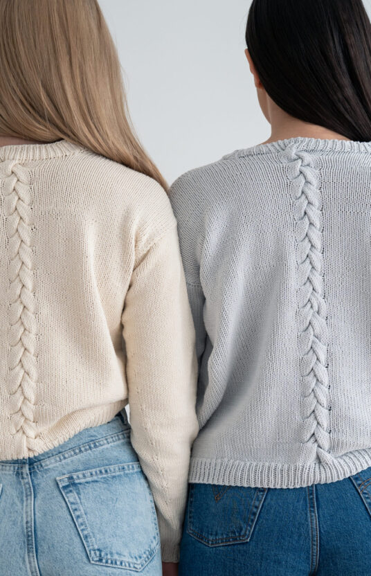 Women's knitted sweater