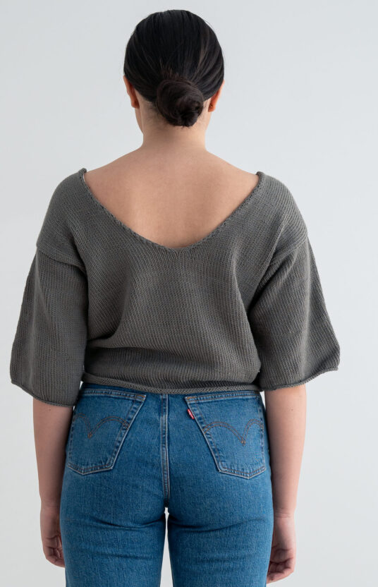 Knitted cotton top pattern