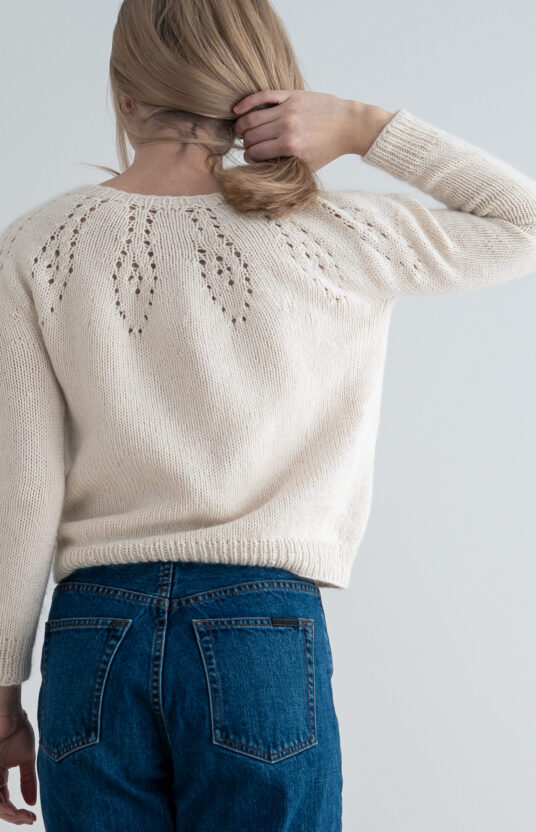 Circular yoke sweater pattern