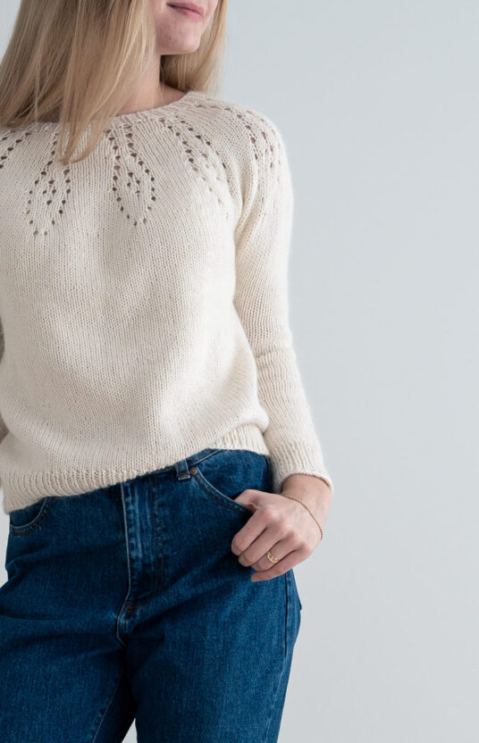 Round yoke sweater pattern