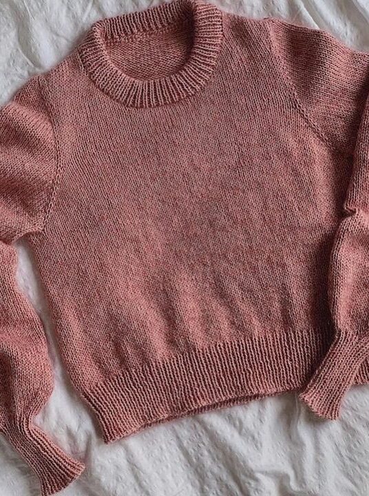 Cotton sweater women's pattern