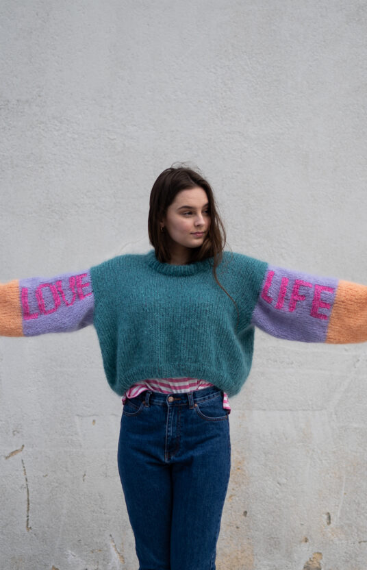 80s knit sweater