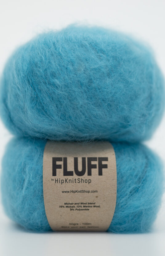 Fluffy mohair yarn