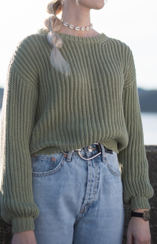 knitting pattern cotton sweater