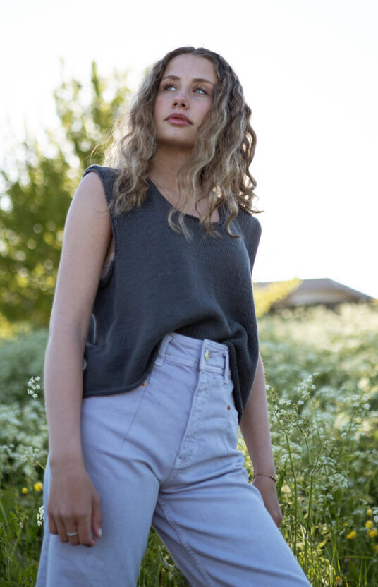 summer knitwear pattern for women