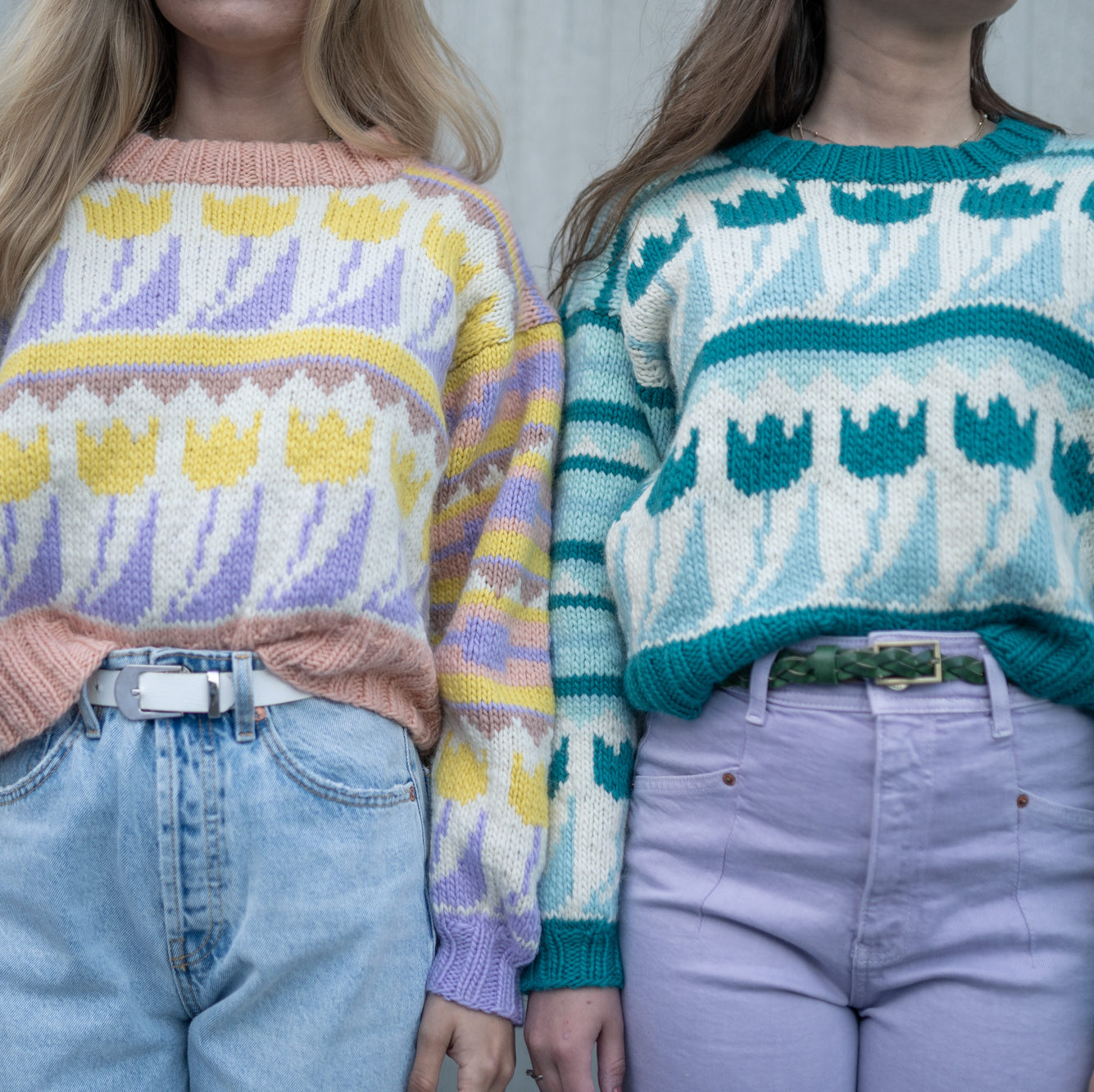 29107-Flower-Power-Knitting-Pattern-Digital - HipKnitShop Flower sweater knitting pattern