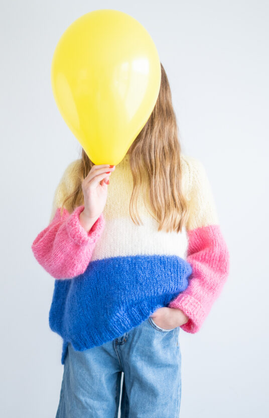Mohair sweater for children