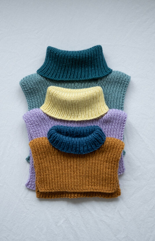 Knitted scarf pattern for children