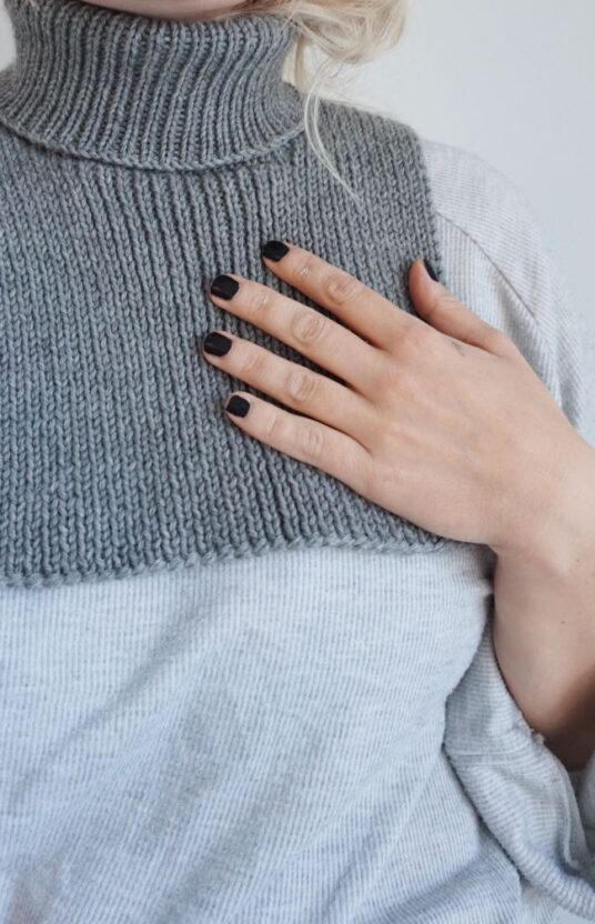 Knitted scarf women