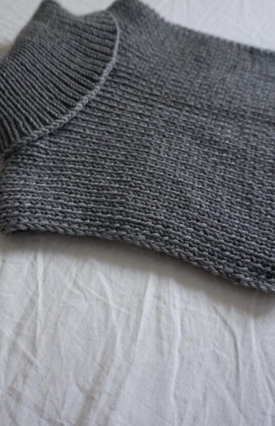 Knitted scarf pattern