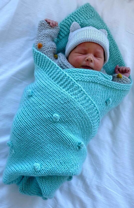Baby blanket knitting pattern