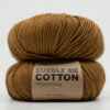 cotton yarn ochre colored