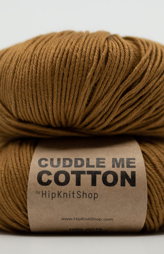 cotton yarn ochre colored