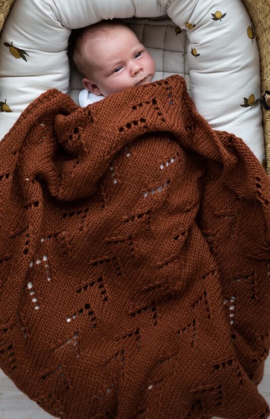 Baby blanket knitting pattern