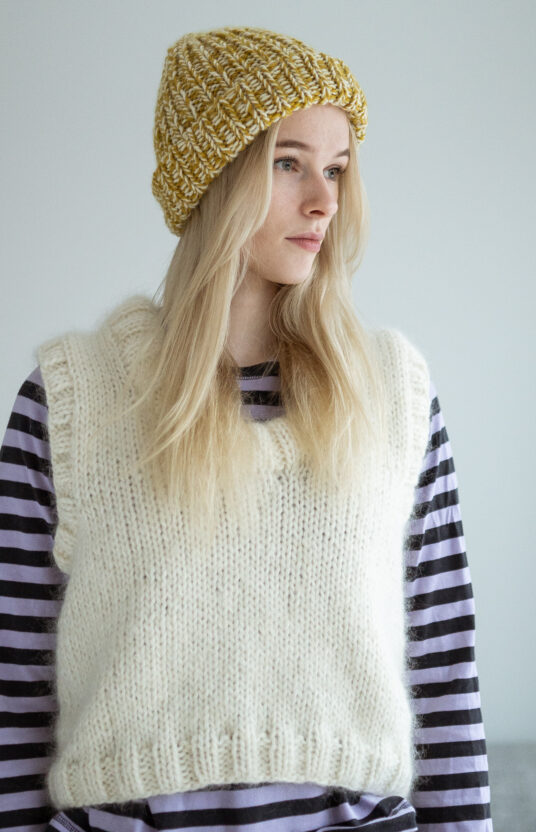 Chunky beanie knitting pattern