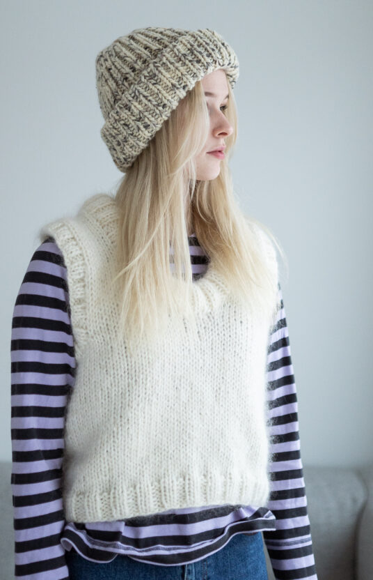 Chunky beanie knitting pattern