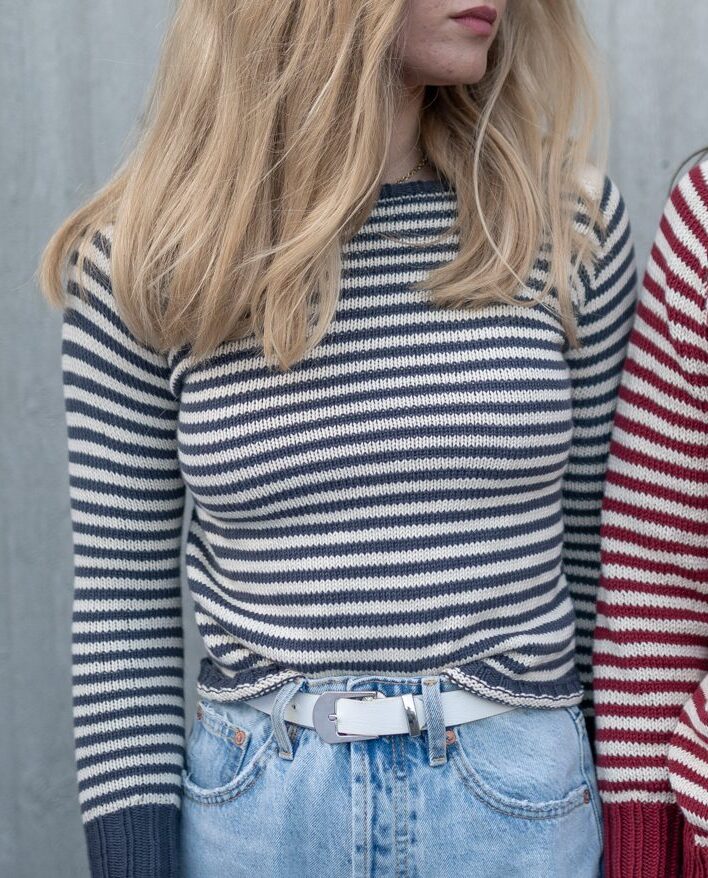29722-Sweet-Stripe-Sweater-Kit-2 - HipKnitShop Stripe sweater knitting pattern