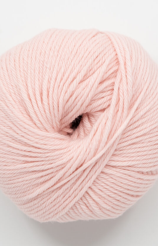 light pink yarn