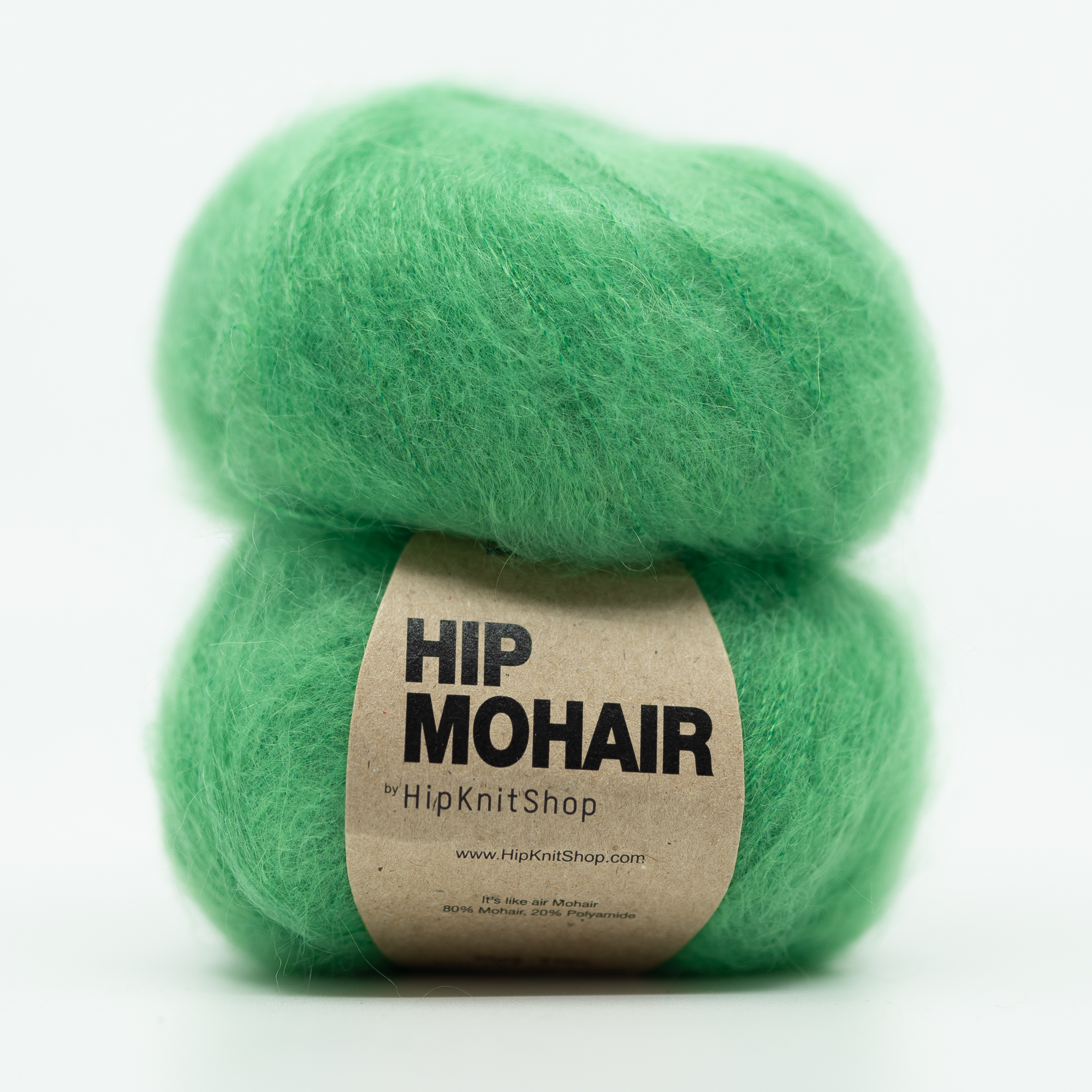 36066 - Jelly Bean Green - HipKnitShop bright green mohair