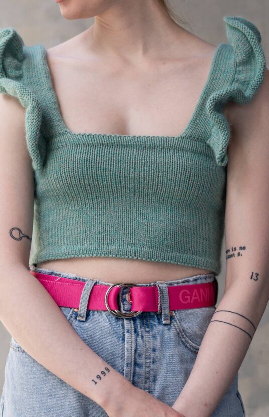 Summer top knitting pattern