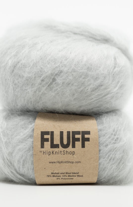 light gray mohair yarn