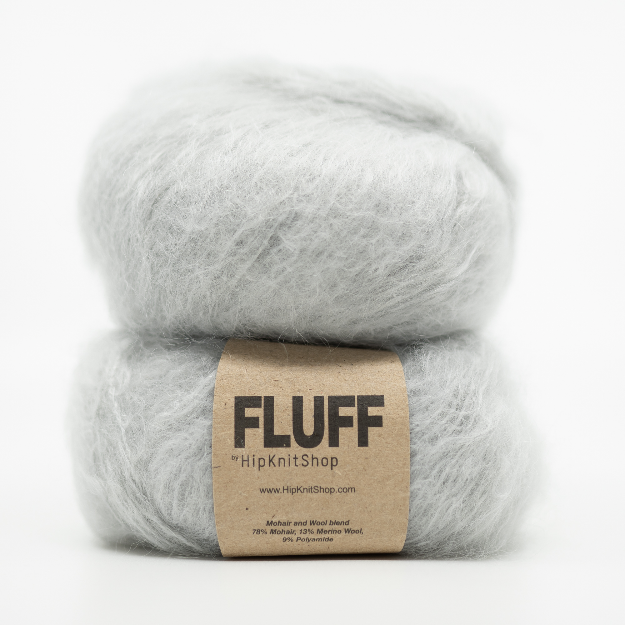 75482-Hey-Foxy-grey - HipKnitShop light gray mohair yarn