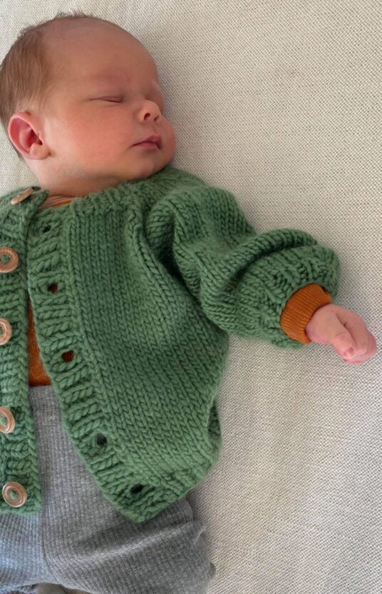 Easy Baby Jacket Knitting Pattern