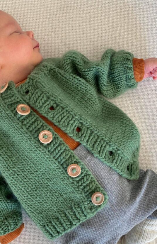 baby cardigan