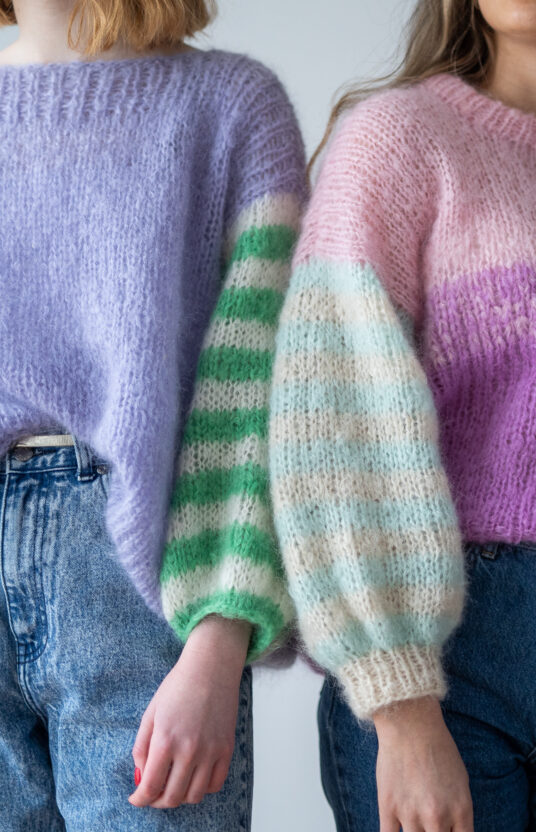 colorful knit